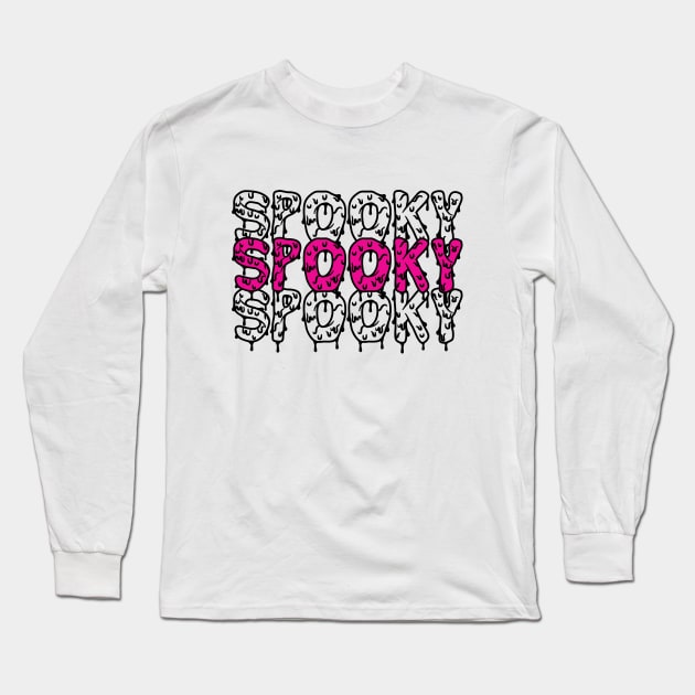 Spooky Long Sleeve T-Shirt by muupandy